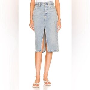 Citizens of Humanity Denim Midi Skirt